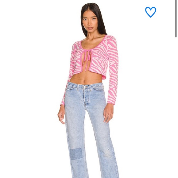 Superdown Maime Tie Front Cardigan - Picture 2 of 7